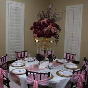 Elegant Reception with Classic Pink & Gold