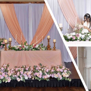 Elegant Sweet 16 Stage with Classic Pink